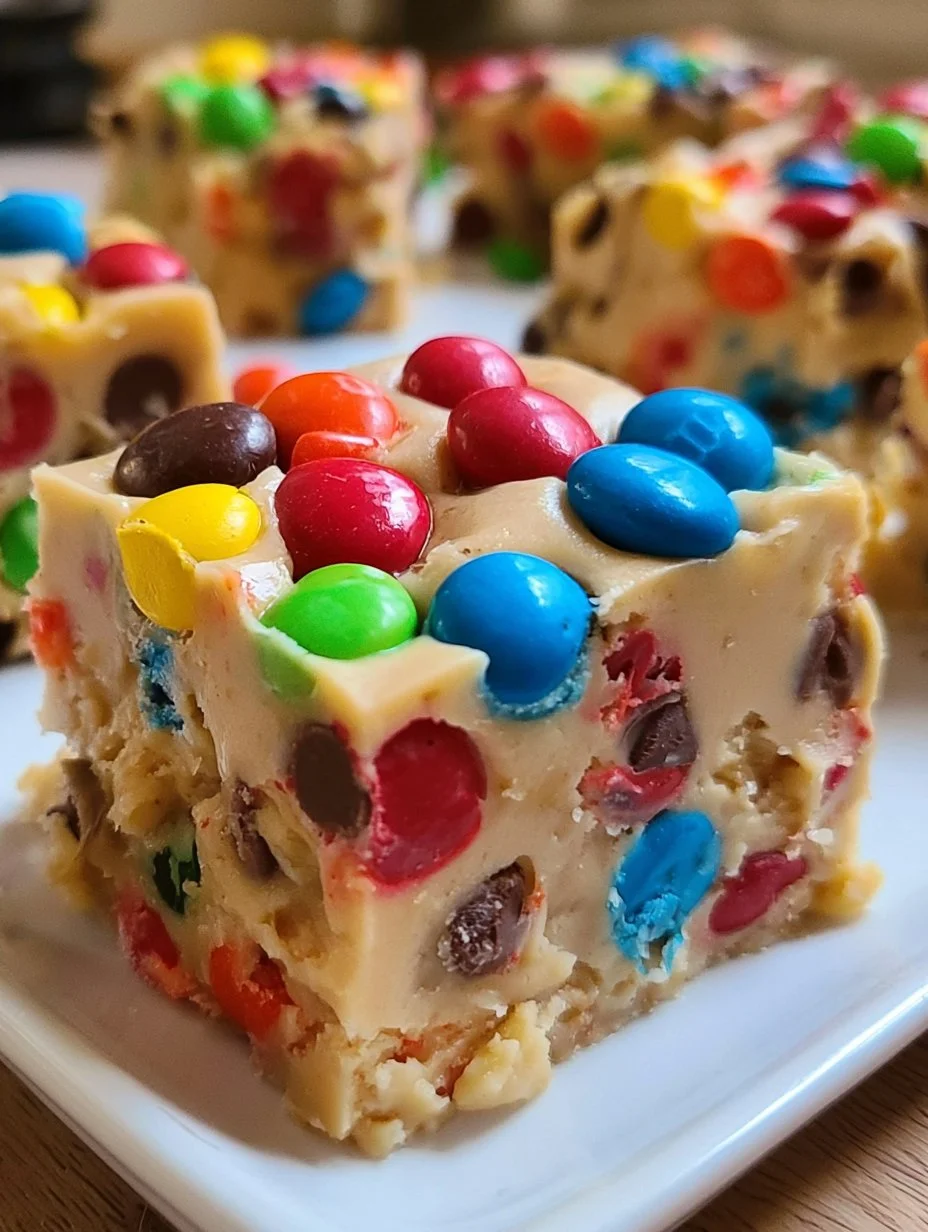 M&M Cookie Dough Fudge