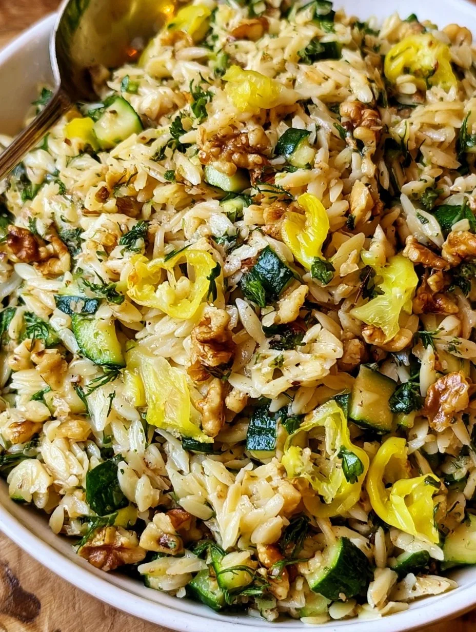 Zucchini Orzo Salad