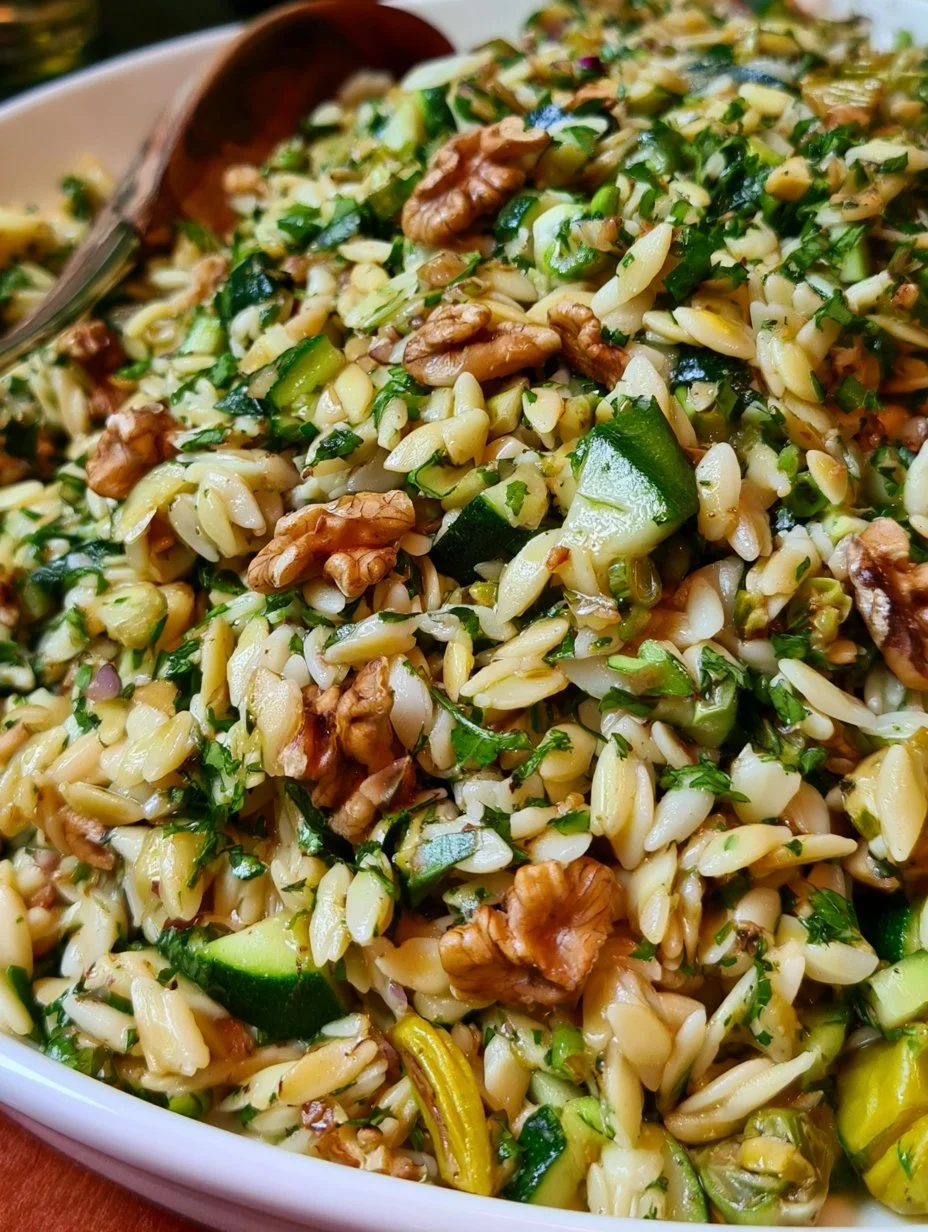 Zucchini Orzo Salad