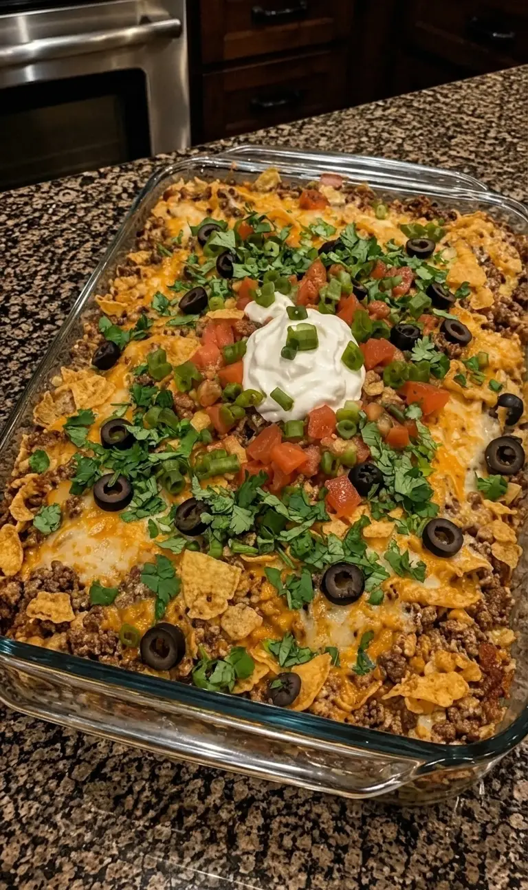Mexican Loaded Taco Casserole